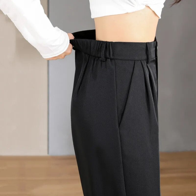 Straight Leg Vintage Baggy Trousers