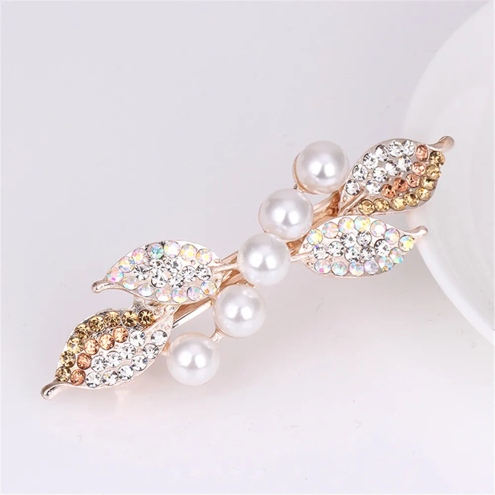 Fashion Crystal Hairpins with clips - various designs/colors