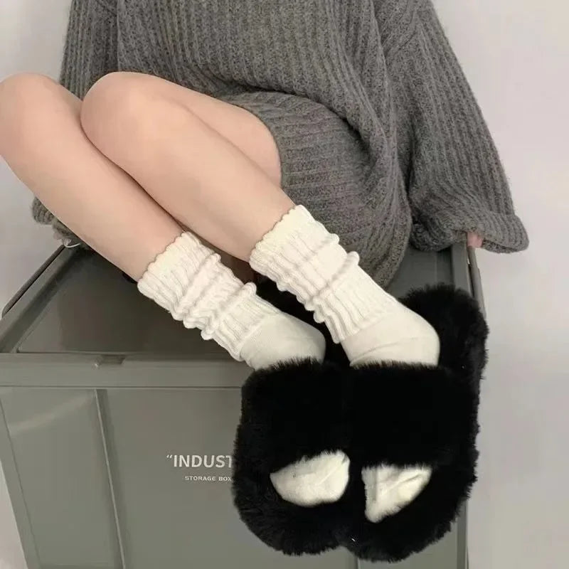 Y2k Long Warm Tube Socks