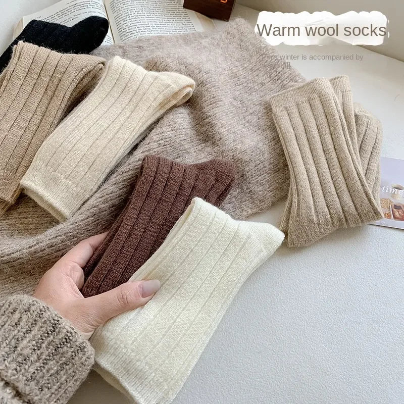 Y2k Women's Warm Cashmere Tube Socks