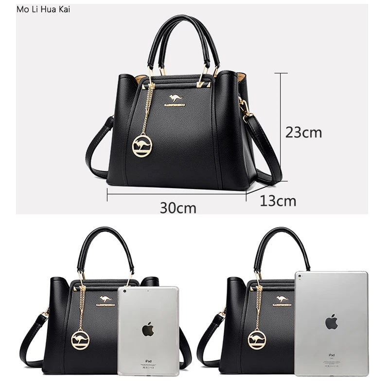 Large Luxury Leather Handbag/Crossbody Bag