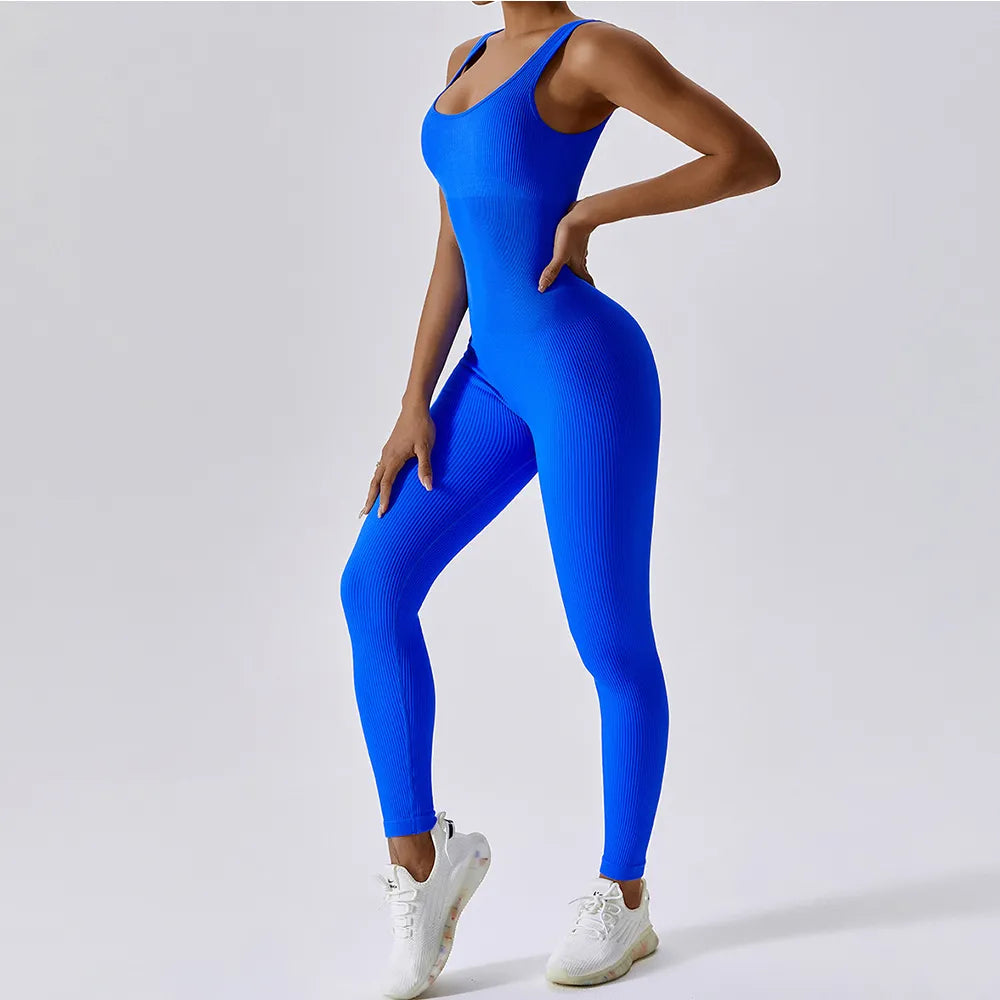 Spring Seamless One-Piece Belly Tightening Yoga Suit