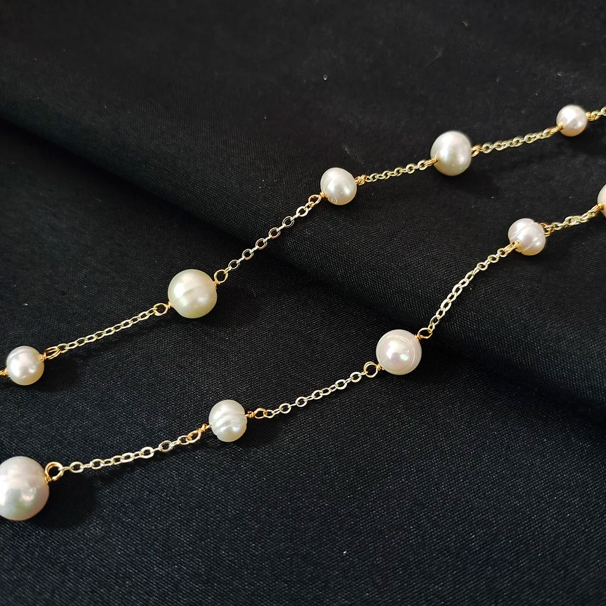 Fresh Water Pearl 24K gold plated Necklace