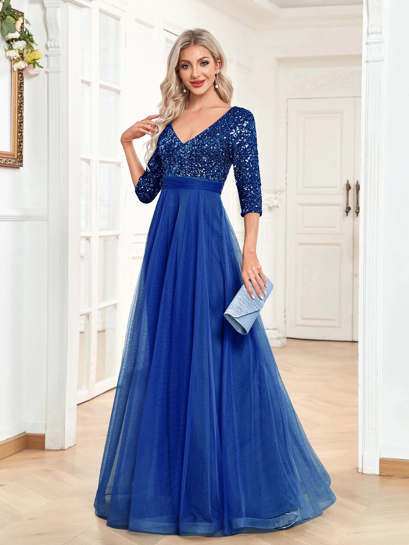 Elegant Chiffon Evening Dress/Mother of the Bride/Mother of the Groom