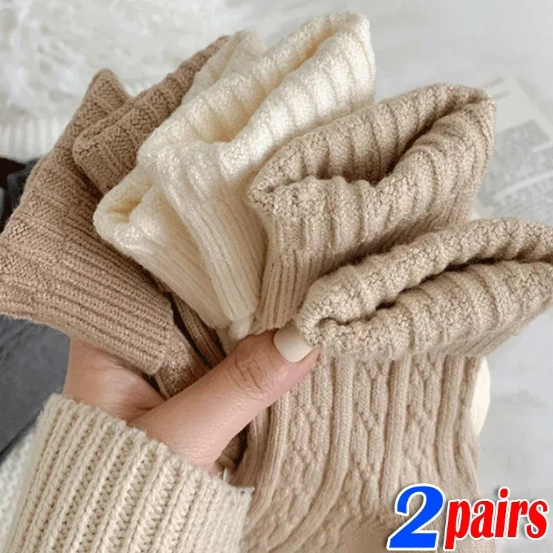 Cashmere Wool Warm Winter Long Socks